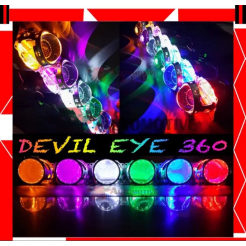 devil eye demon eye projector projie biled DEVIL lampu proji