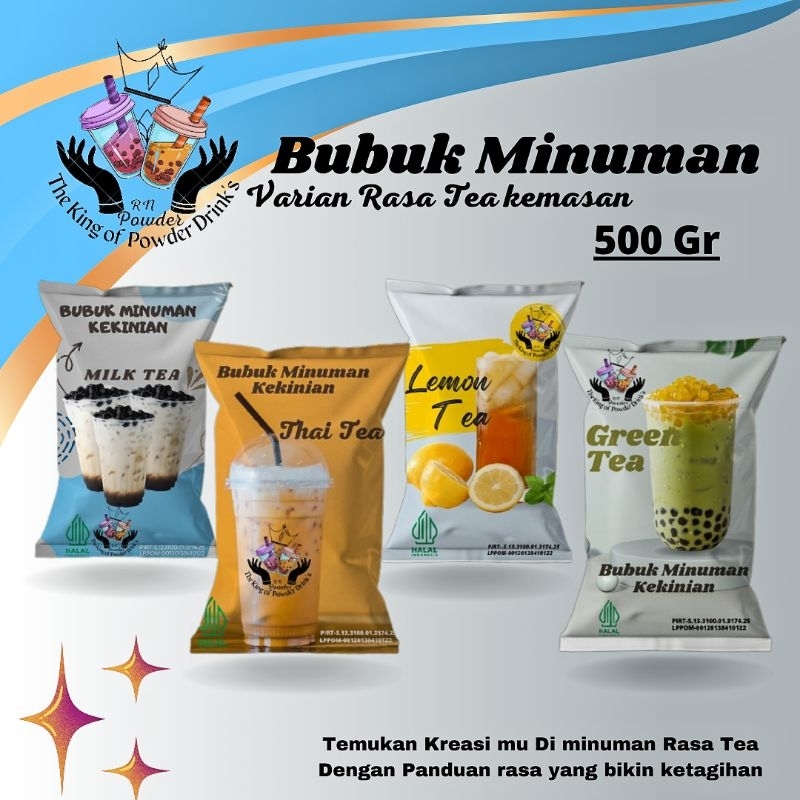 

Powder Bubuk Minuman Kekinian Serbuk Minuman Boba Minuman Kemasan 500gr Bubuk Matcha Powder Drink