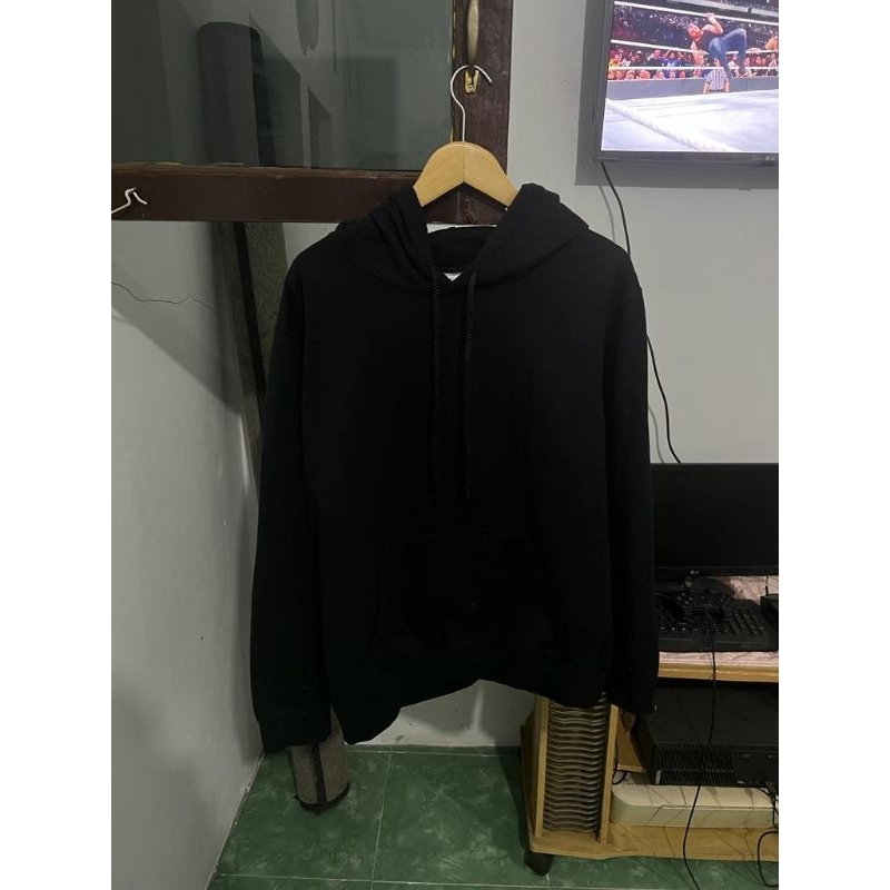 Hoodie Hitam Polos by Gildan