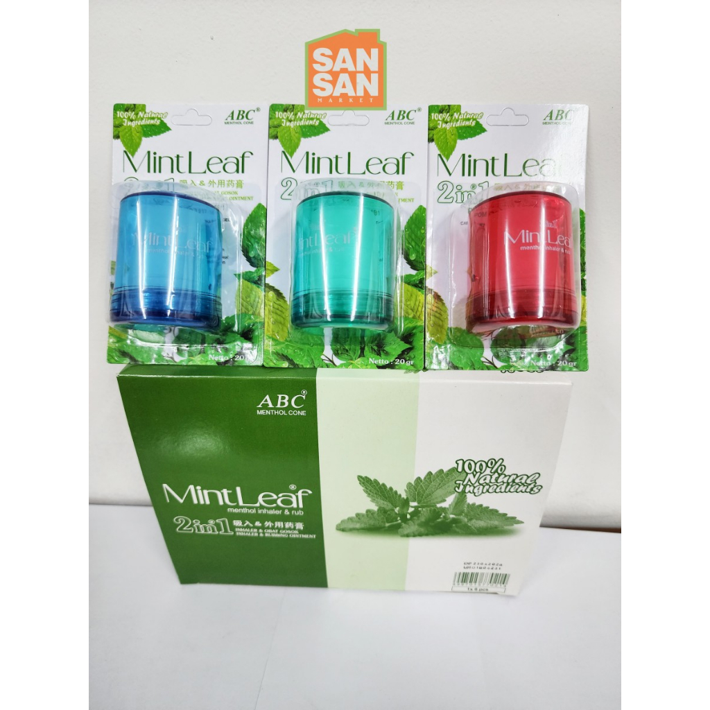 Menthol ABC 2 in 1 Inhaler & Obat Gosok 20 Gr