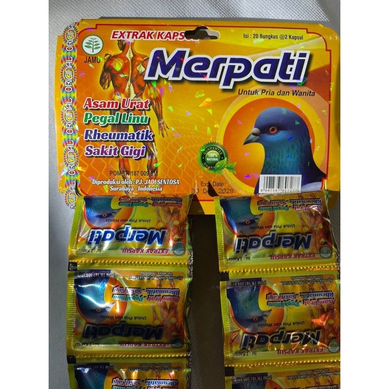 

MERPATI KAPSUL ORIGINAL (ASAM URAT)