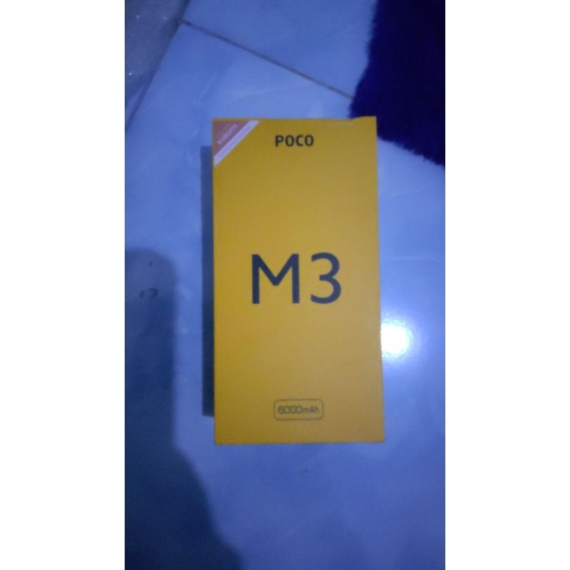 POCO M3 RAM 6/128 GB SEKEN ORI MULUS LENGKAP