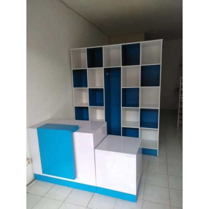 Satu Paket Meja Laundry Dan Rak Laundry
