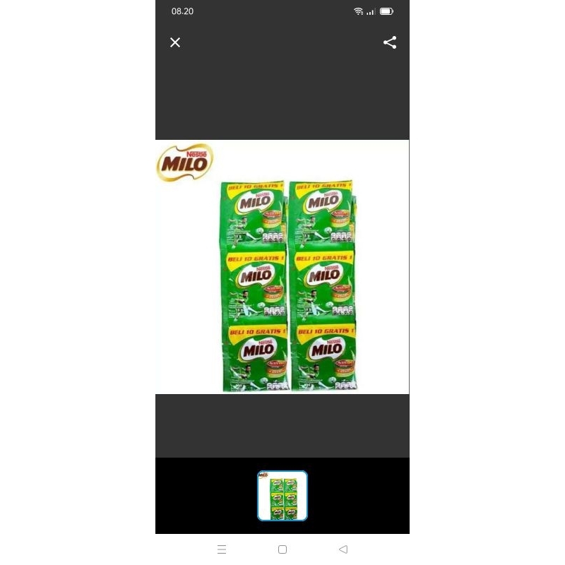 

Milo sachet isi 10