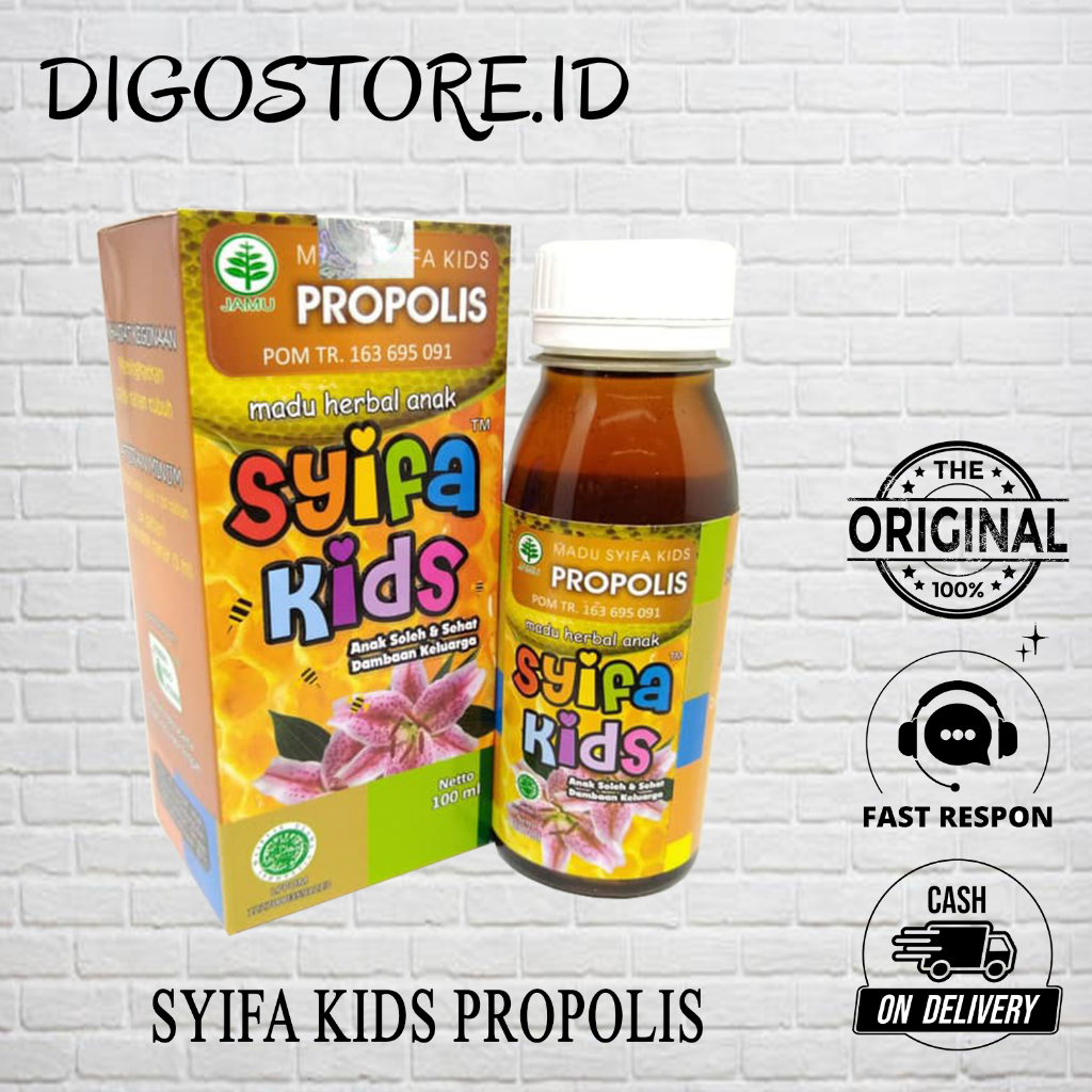

Syifa Kids Propolis 100 ml Madu Herbal Anak Daya Tahan Tubuh