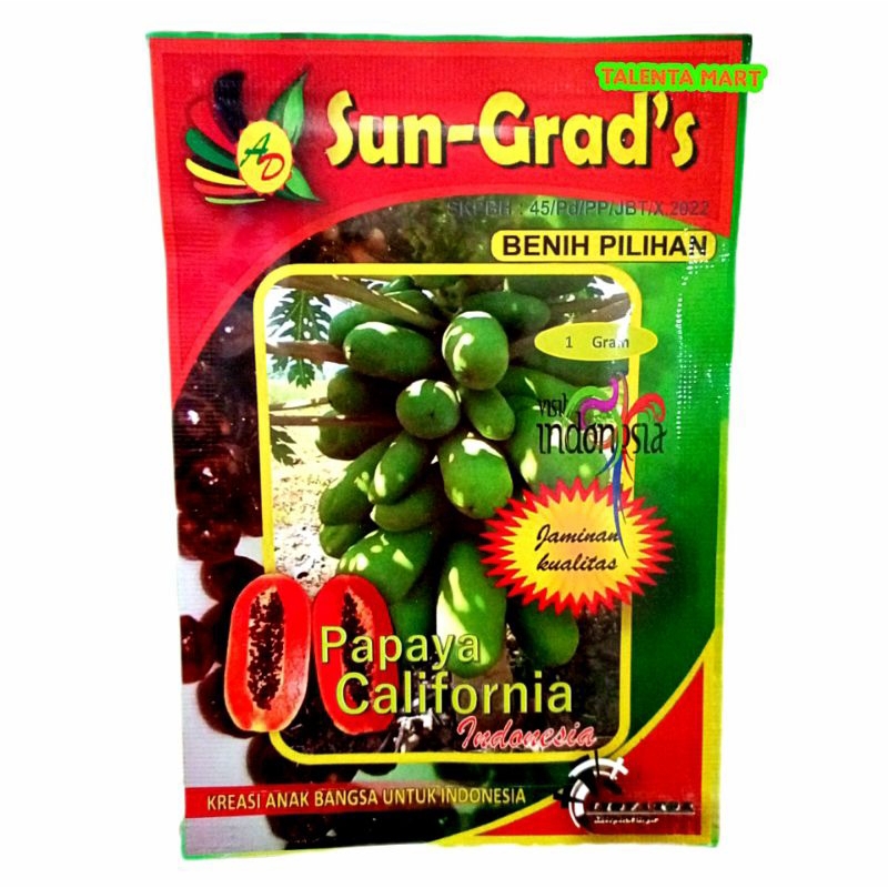 Benih Pepaya California F1 Unggul Sun-Grad'S