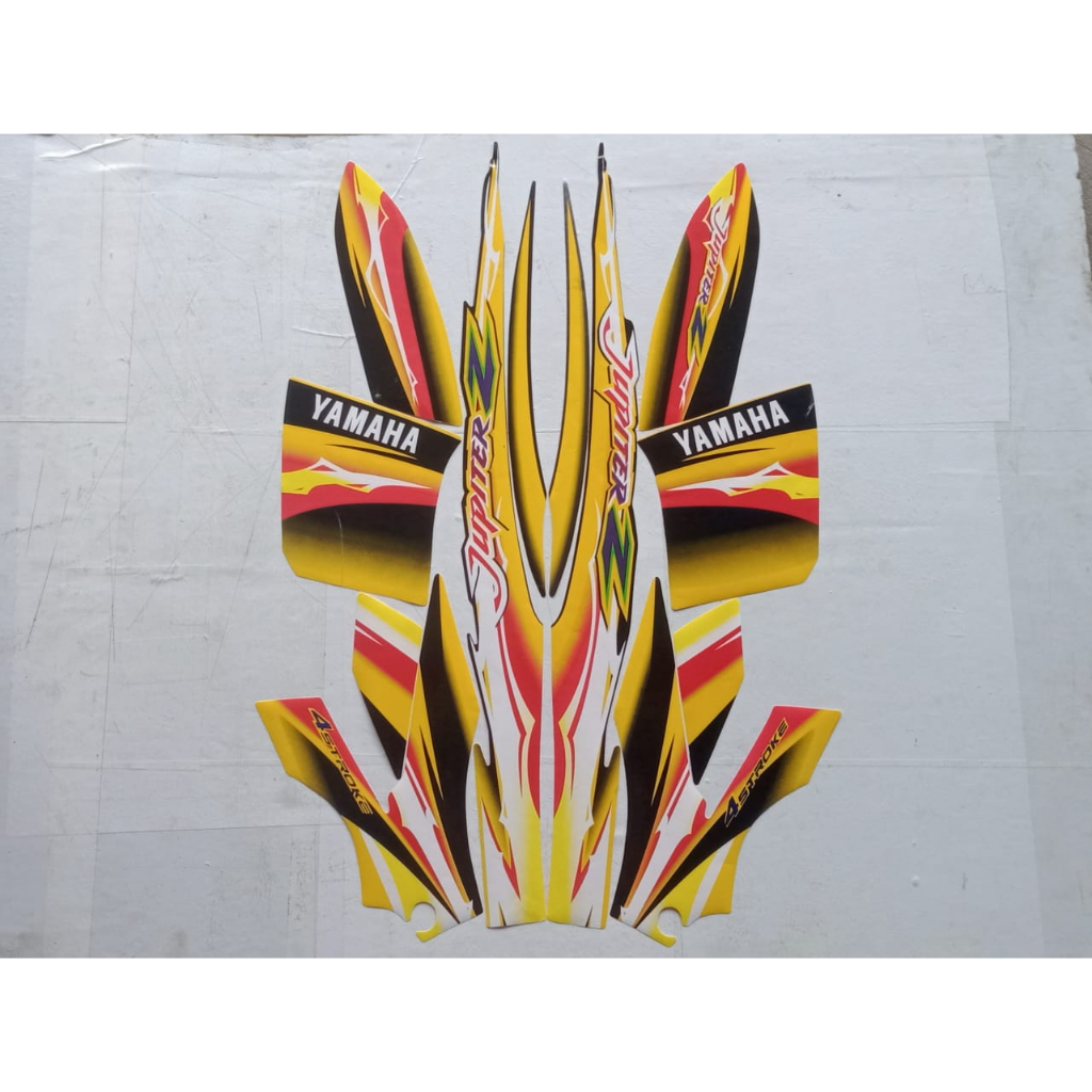 Stiker Standar Yamaha Jupiter Z 2004 - List Stiker Standar Jupiter Z 2004 - Striping StandarJupiter 