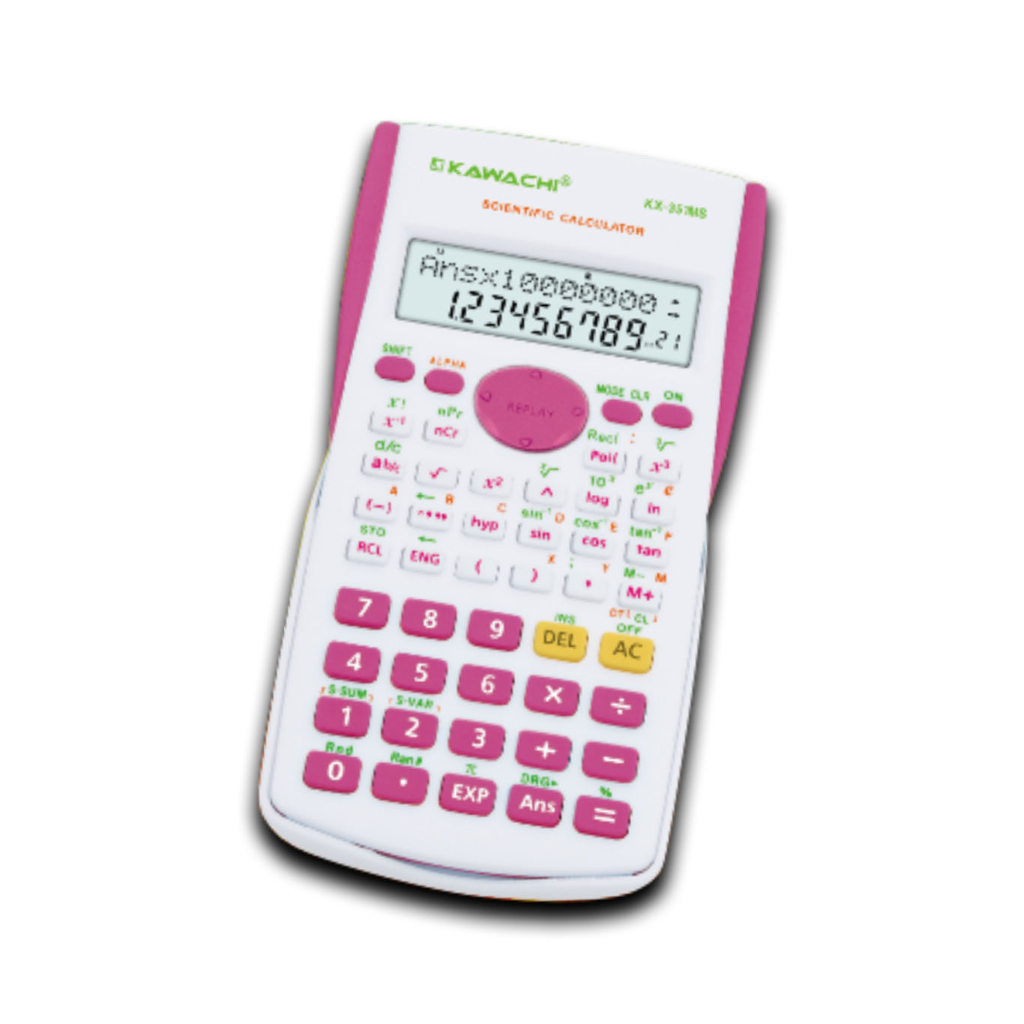 

Kawachi Kalkulator Sicentific 240 Functions Warna /Kx-351Ms Warna