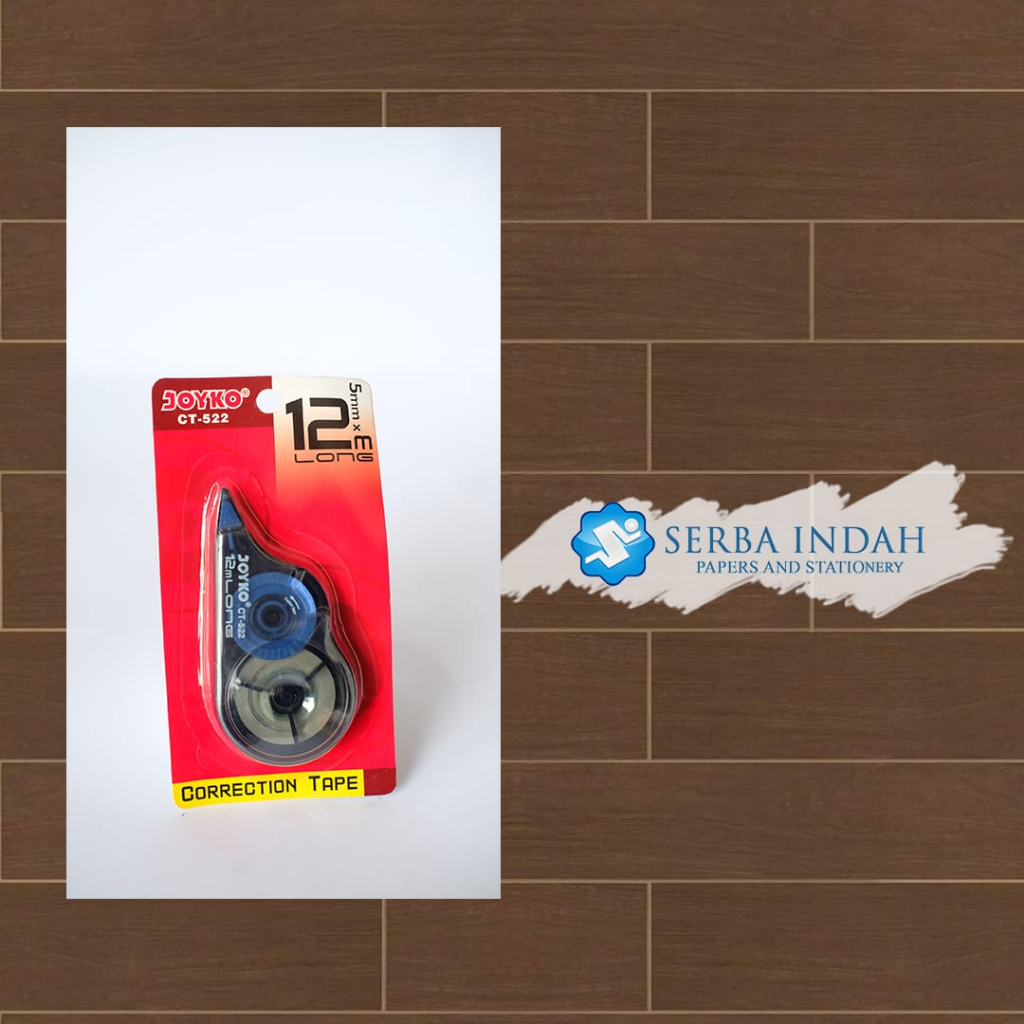 

Joyko Correction Tape Tip Ex Kertas CT-522 5mmx12m