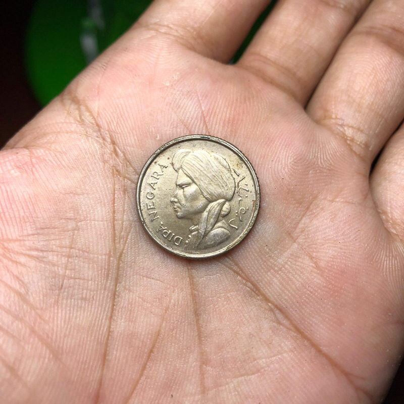 Koin Kuno 25 Sen Dipanegara 1951 Langka