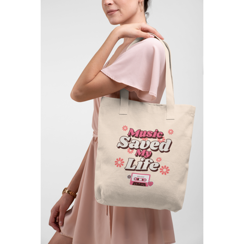 Tote bag resleting kanvas aesthetic kuliah untuk pria dan wanita