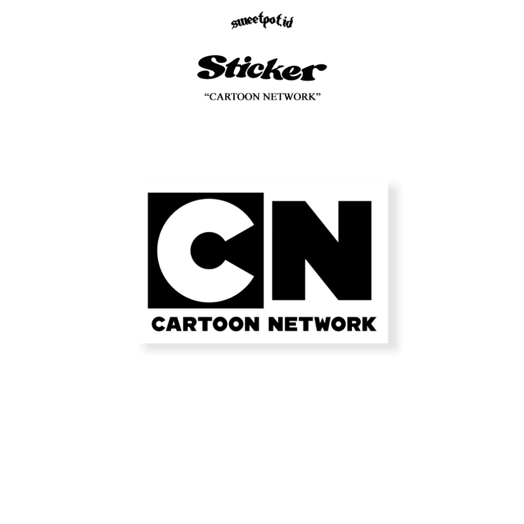 (BISA COD) STICKER CARTOON NETWORK / STICKER BIJIAN / STICKER ECERAN / STICKER METAL / STICKER POP /