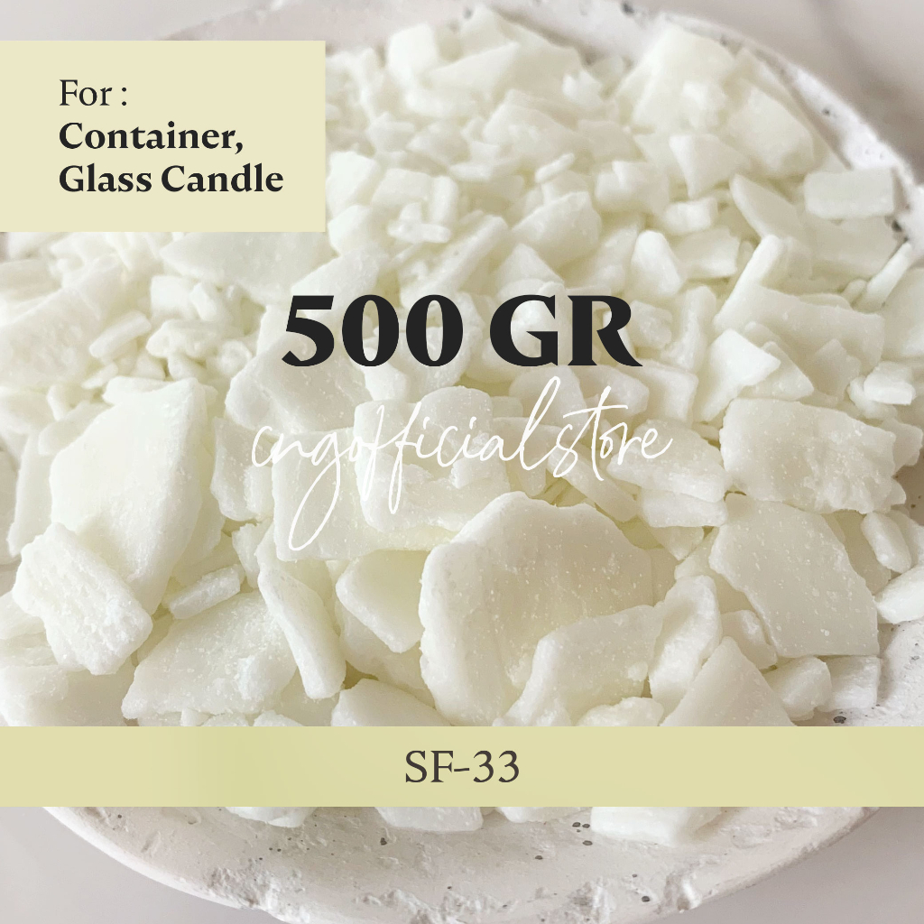 500gr Soy Wax FLAKES Bahan Lilin Kedelai Aromaterapi Candle