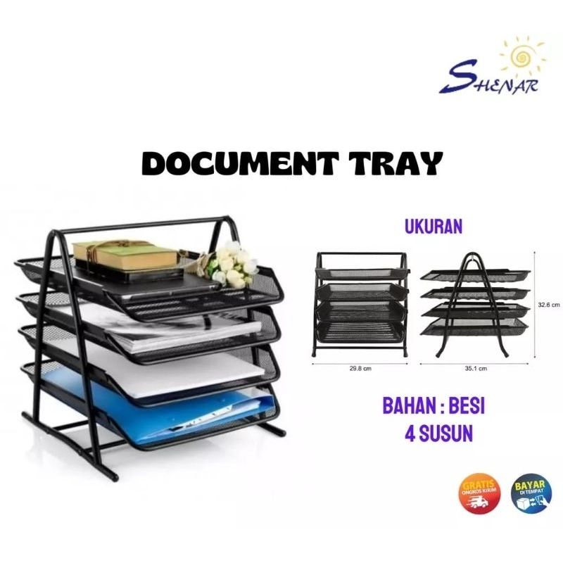 

RAK DOKUMEN KERTAS 4 SUSUN I TEMPAT FILE