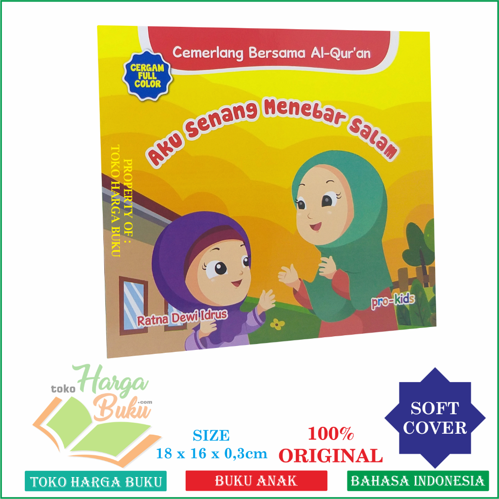 Foto Aku Senang Menebar Salam Cemerlang Bersama Al-Quran Penerbit Pro-U Kids