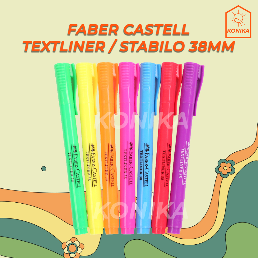 

Faber-Castell Textliner Highliter Penanda Warna Pastel Series 38
