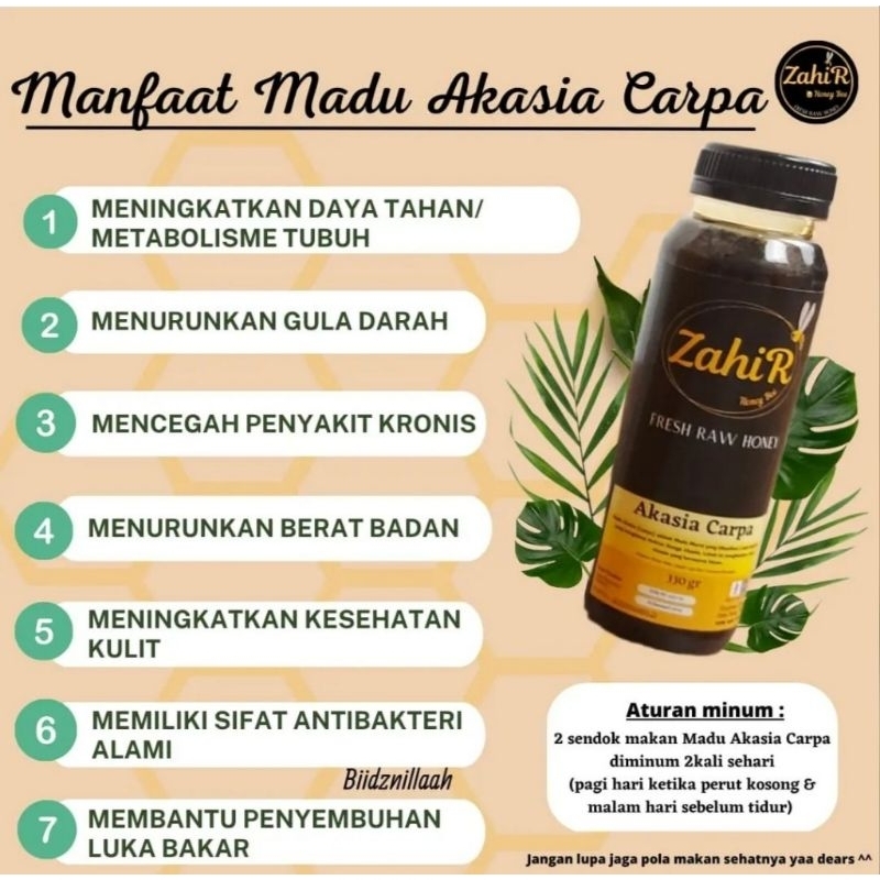 

Raw Honey (Akasia Carpa)