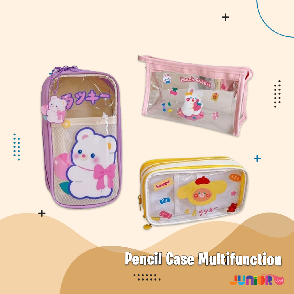 

Pencil Case Multifunction / Cute Organizer / Tempat Pensil Lucu