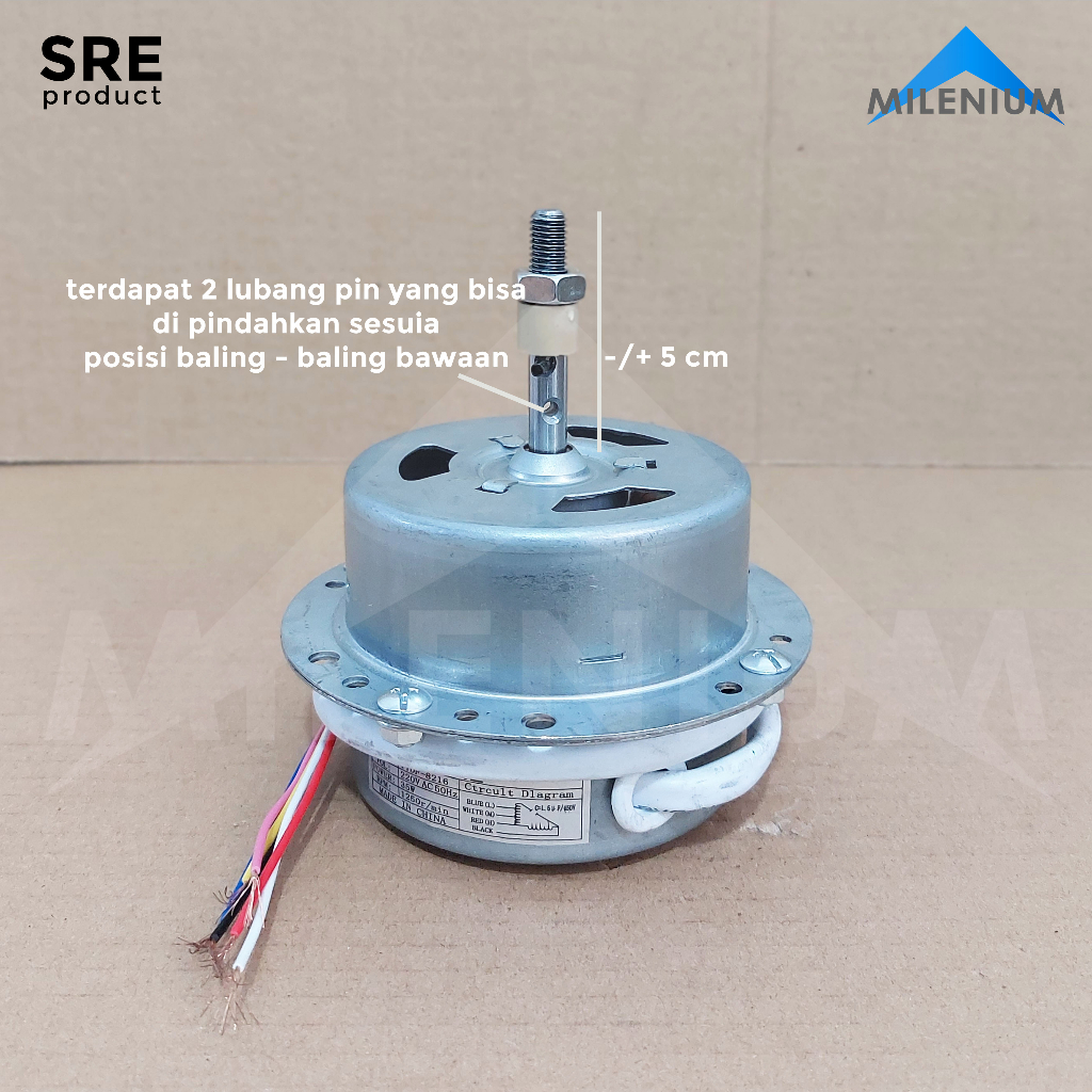 Dinamo Kipas Angin Boxfan Maspion 8 - 12inch / Kipas Meja Duduk / FULL TEMBAGA