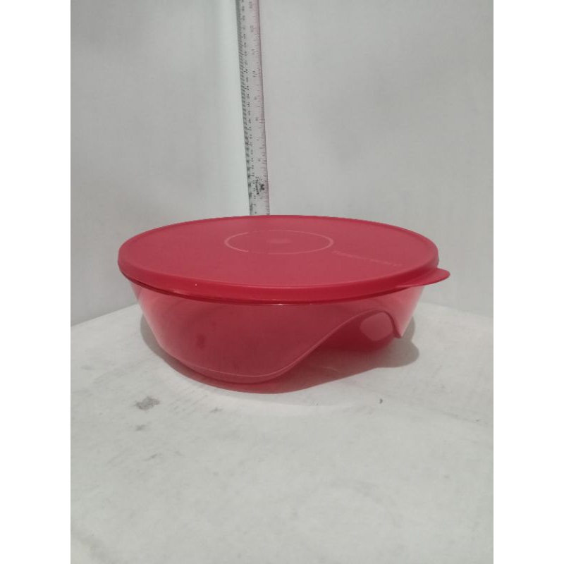 3s bowl merah 3,5L ecer 1pcs mangkuk mangkok mewah kristal