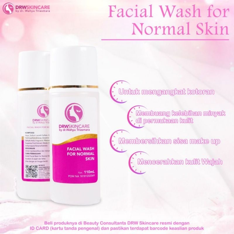 Facial Wash DRWskincare / Sabun Drwskincare