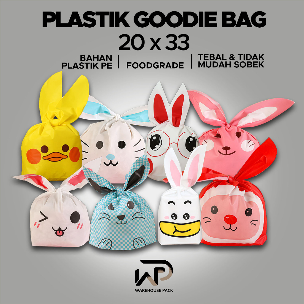 

( 10 PCS ) Plastik Goodie Bag Karakter Sedang 20 x 33 | Kemasan Plastik Karakter Souvenir | Kantong Plastik Cookies Lucu Pesta Perayaan | Plastik Kado