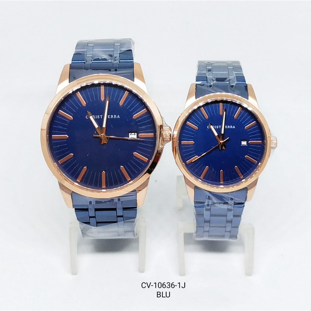 Jam Tangan Original Couple Christ Verra CV-10636