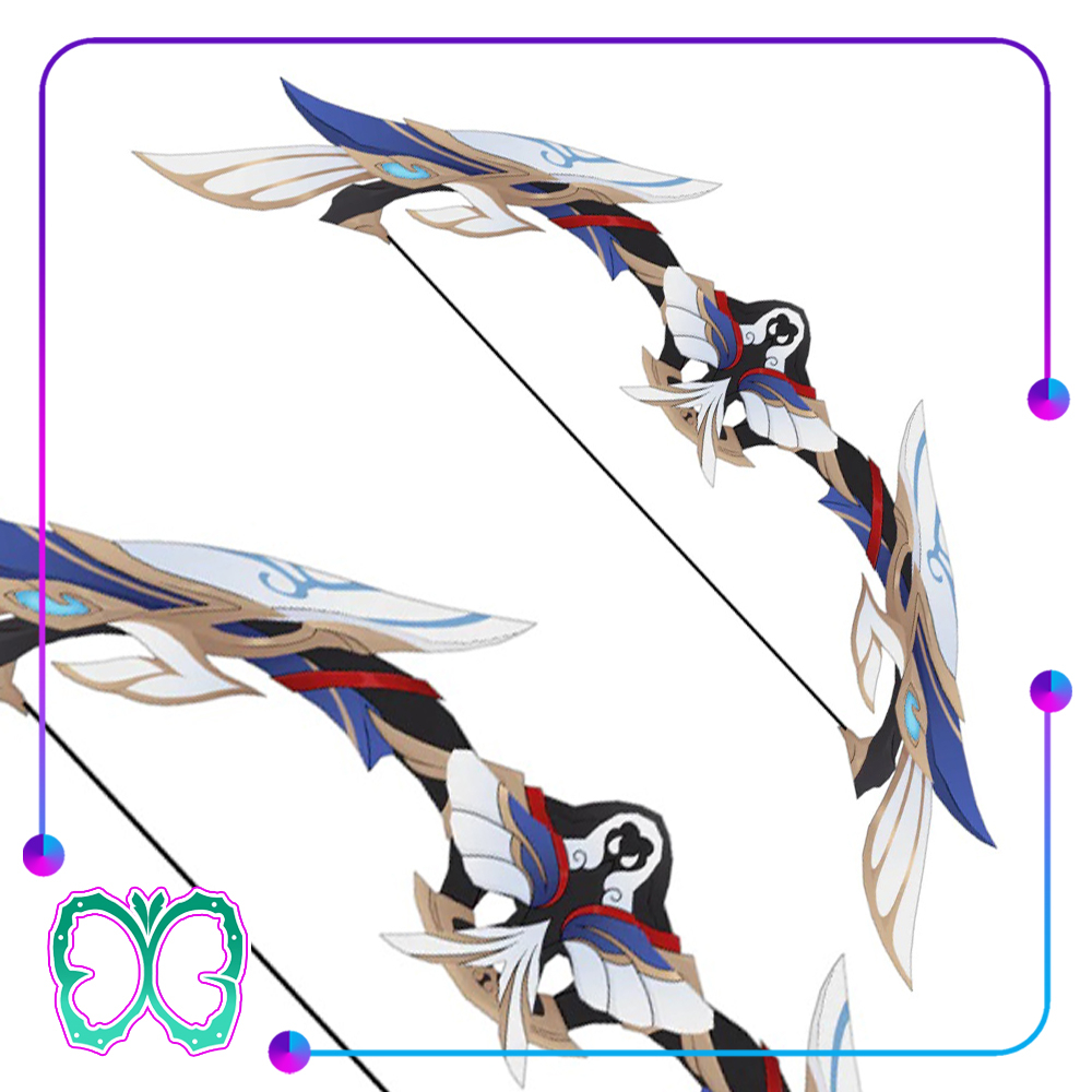 Honkai Star Rail - Yukong Cosplay Bow Weapon - Mainan Panah Kayu Replika