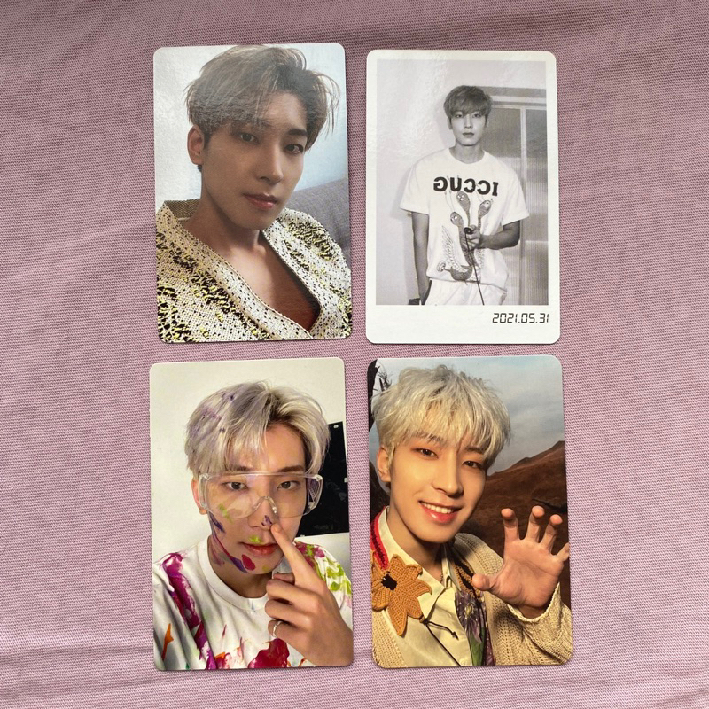 Photocard Wonwoo The8 Minghao Seventeen | Photocard Seventeen