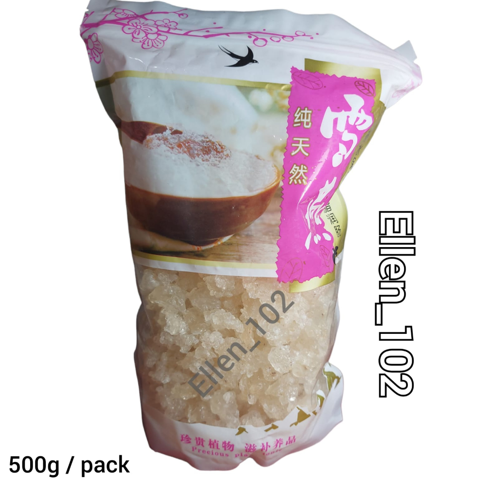

Snow Bird Nest Xue Yan 50 Gram / Tragacanth Gum / Sarang Burung Salju / Snow Swallow Nest 雪燕 Kualitas Bagus Asli Import