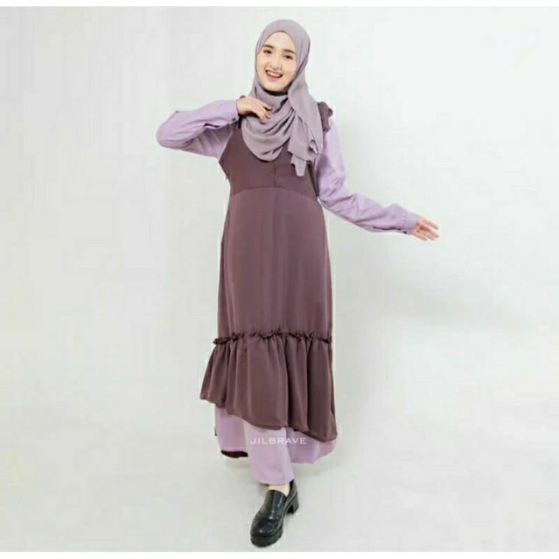 VYRA OVERALL BY JILBRAVE (dress saja)