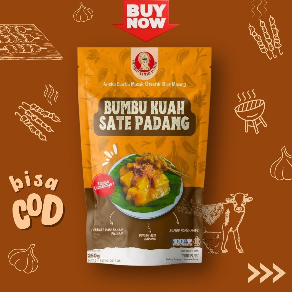 

Bumbu Kuah Sate Padang "Putri Paris", Bumbu masak praktis