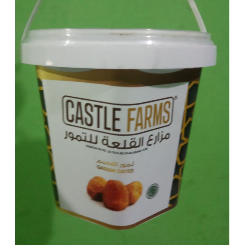 

kurma sukari al - qassim 850gr kemasan ember premium castle farm