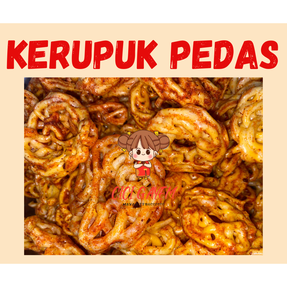 

KERUPUK SEBLAK RAFAEL CAMILAN SNACK KERUPUK PEDO MAWAR PEDAS 022