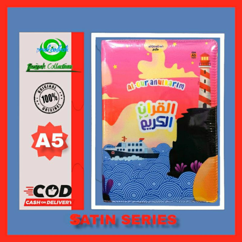Al-Qur'an Hafazan  8 Blok Satin Series A5 AlQosbah_AlQuran Hafalan Dan Terjemah