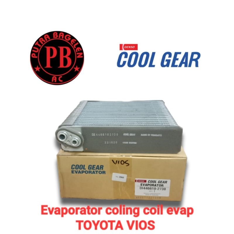 Evaporator coling coil evap ac mobil vios denso cool gear
