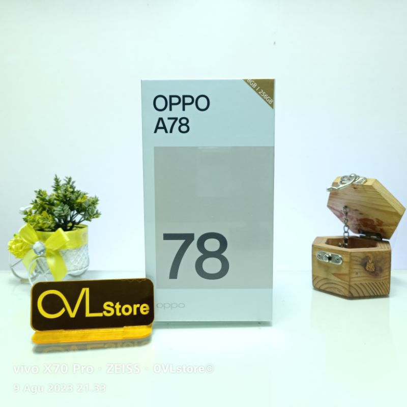 OPPO A78 RAM 8/256 GB RAM 8 256GB GARANSI RESMI HP BARU NEW SEGEL BNIB