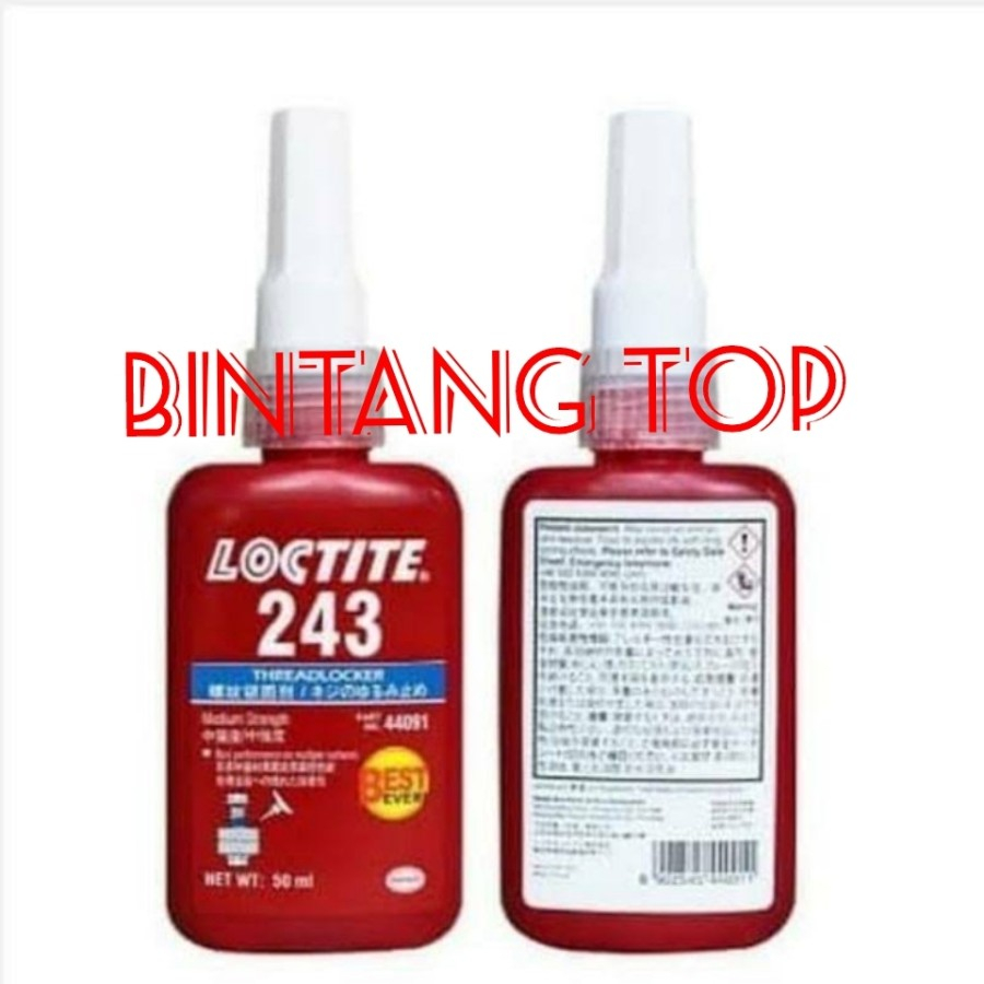 LEM SEKRUP MATERIAL LOCTITE 243 50ML - LOCTITE 243 50 ML ORIGNAL