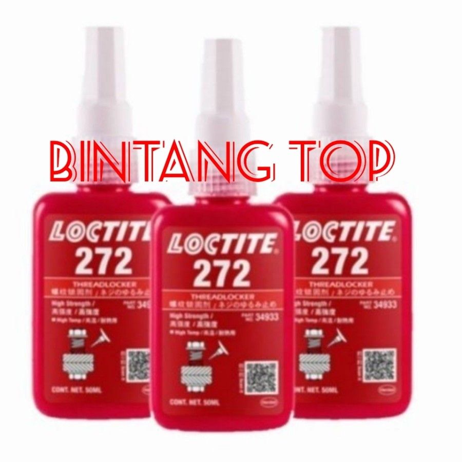 LEM BAUT LOCTITE 272 50ML ORIGINAL - LOCTITE 272 50 ML