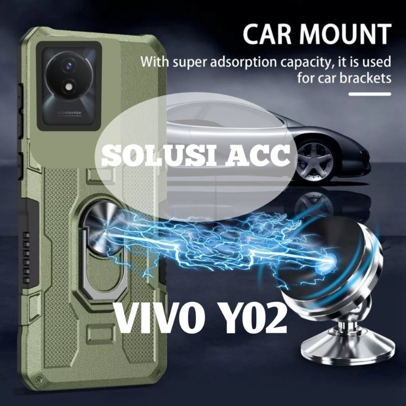 CASING HP MODEL ROBOT+RING JARI/HARDCASE VIVO Y02