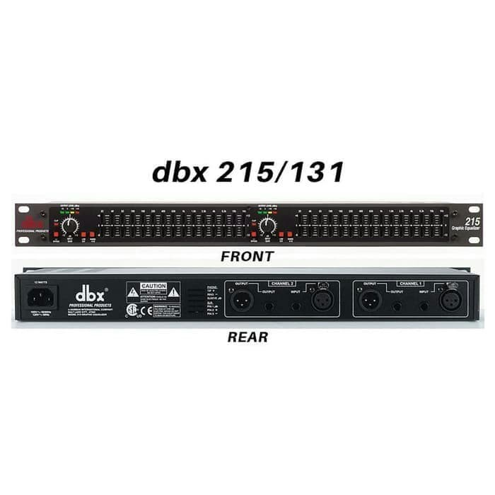 EQ DBX 215 / EQUALIZER 215 GRADE A