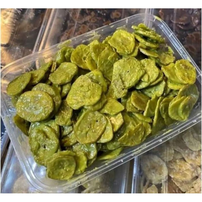

keripik pisang lumer green tea