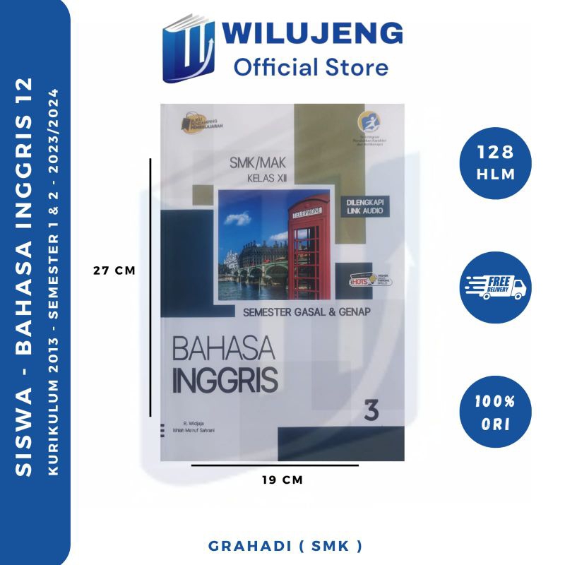 (K13) LKS Bahasa Inggris Kelas 12 SMK Grahadi