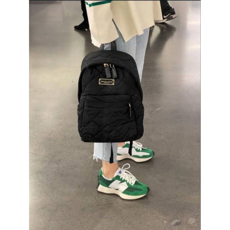 Marc Jacobs Quilted Large Backpack Nylon Black