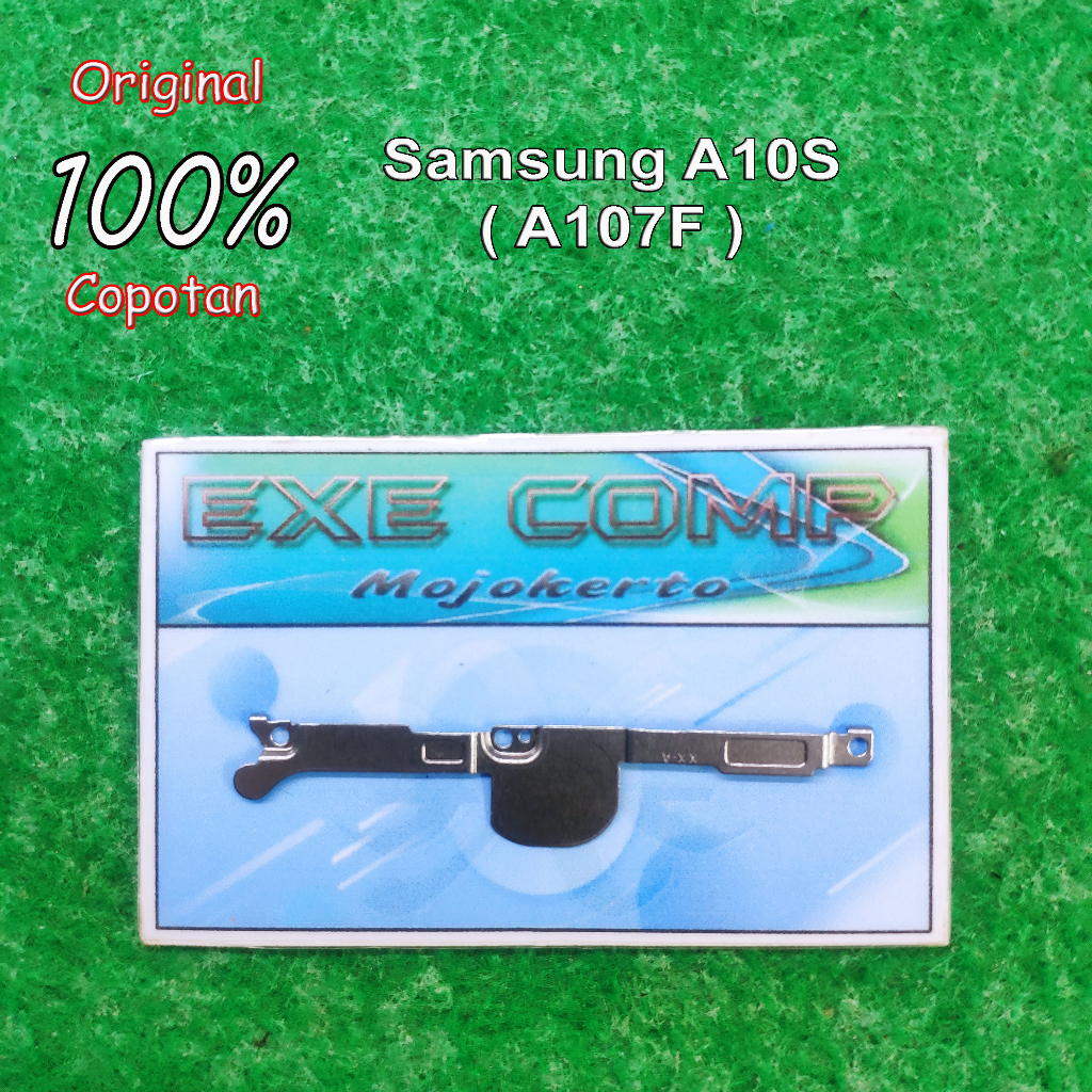 Samsung A10S ( A107F ) Kaleng pengunci / plat besi penjepit soket mesin original copotan | eXe Comp