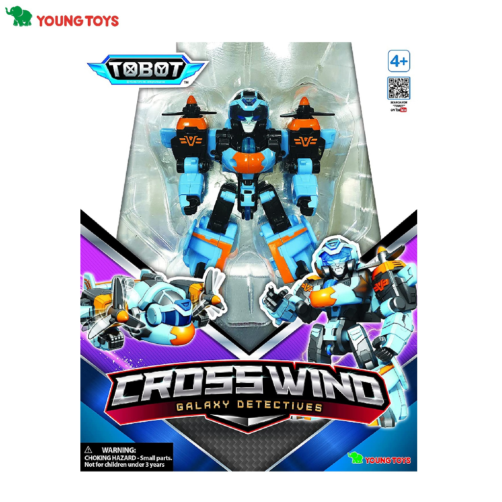TOBOT Galaxy Detectives Crosswind Robot Figure
