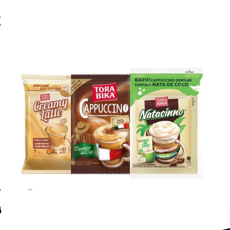 

Torabika Cappucino | Creamy Latte 10×25g | Natacinno 32g