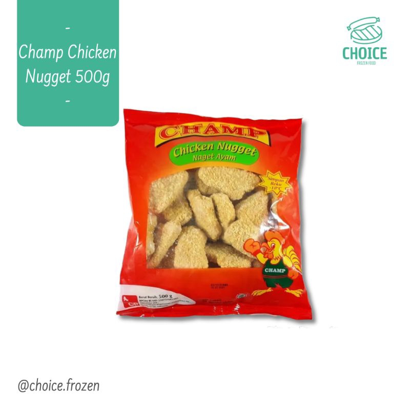 

CHAMP CHICKEN NUGGET | 500g, 1 Kg