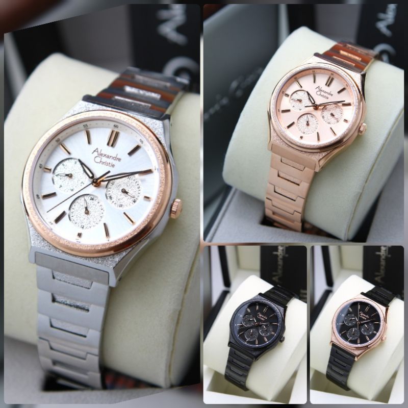 ALEXANDRE CHRISTIE 2A09 / 2A09BF RANTAI WANITA ORIGINAL GARANSI 1TAHUN