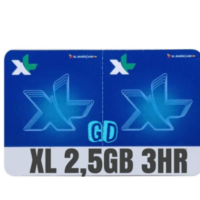 Voucher XL HOTROD 2.5GB 1Hari onamasa56